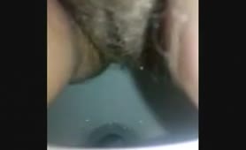 wife having a poop