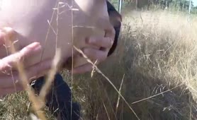 Shitting outdoor