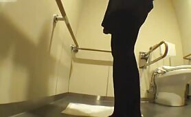Sexy teen wiped dirty ass with toilet paper