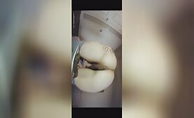 Closeup of sexy amateur lady pooping 