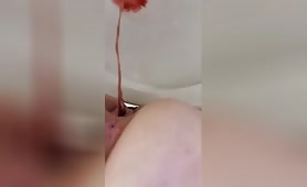 Mature wife and dirty poop 
