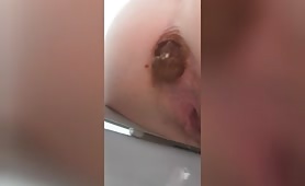 Pretty ass sticky shit closeup 