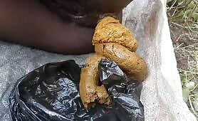 A huge ebony yellow load 