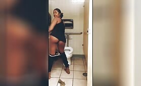 Black girl showing her booty and dark shit 