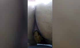 Lovely wife and hot shit closeup 