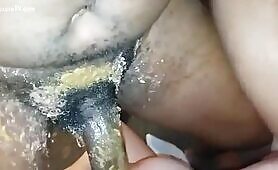 Amateur blonde wife deepthroating dirty black cock 