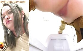 Stunning brunette with hairy pussy teasing 