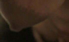 Very hairy pregnant lady shitting 