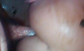 Bitch pooping and riding cock 