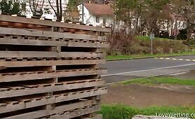 Nice pissing view Outdoor