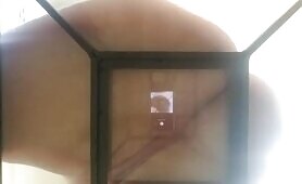 Watch Me Piss From Under Glass Table