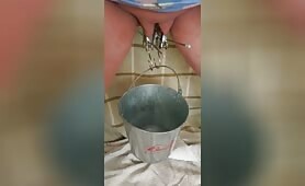 Wife pissing like a cow