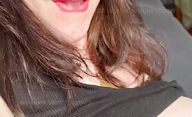 Lady Shits on the Table