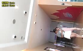 Woman Shits in Toilet