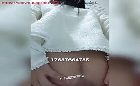 Lady Shits on Toilet