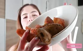 Lady Has Fun with Shit on Valentines Day