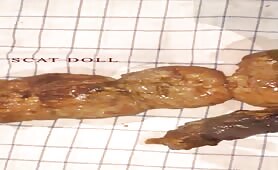 Babe's First Scat Masturbation