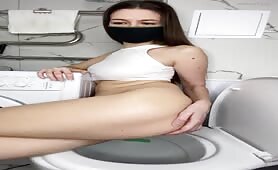 Lady tries different postures